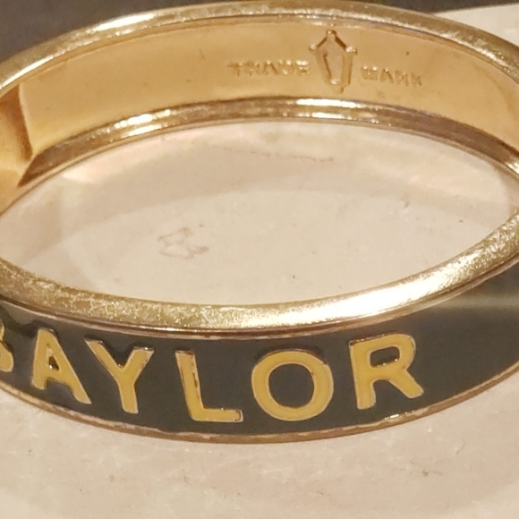 Baylor University Green and gold clasp hinge bangle Emerson Street Clothing Co - Picture 14 of 16